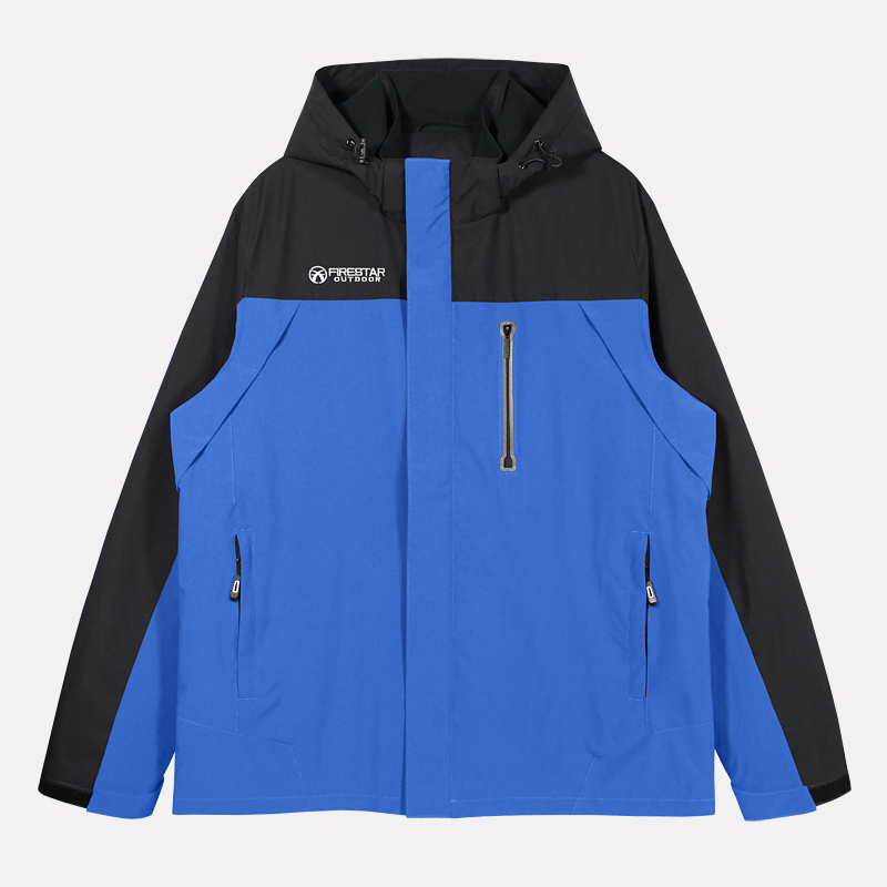可拆帽防風外套(磨毛裏) - Men's Windproof Fleece Lined Jacket