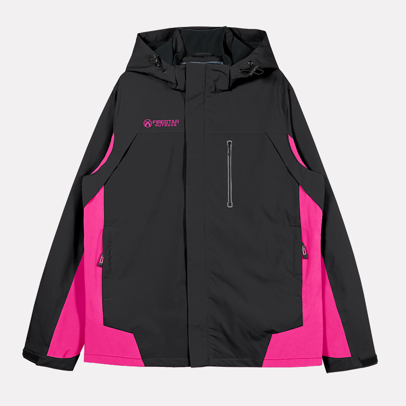 可拆帽防風外套(磨毛裏) - Women's Windproof Fleece Lined Jacket